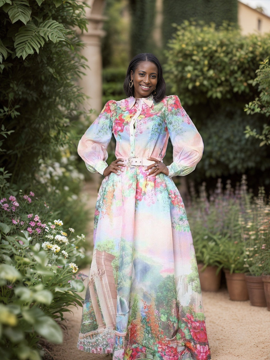 Beautiful Floral Maxi Dress