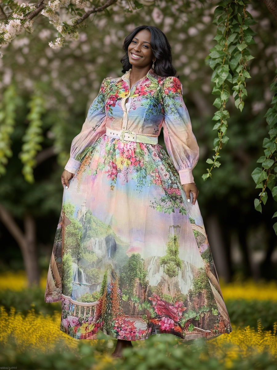 Beautiful Floral Maxi Dress