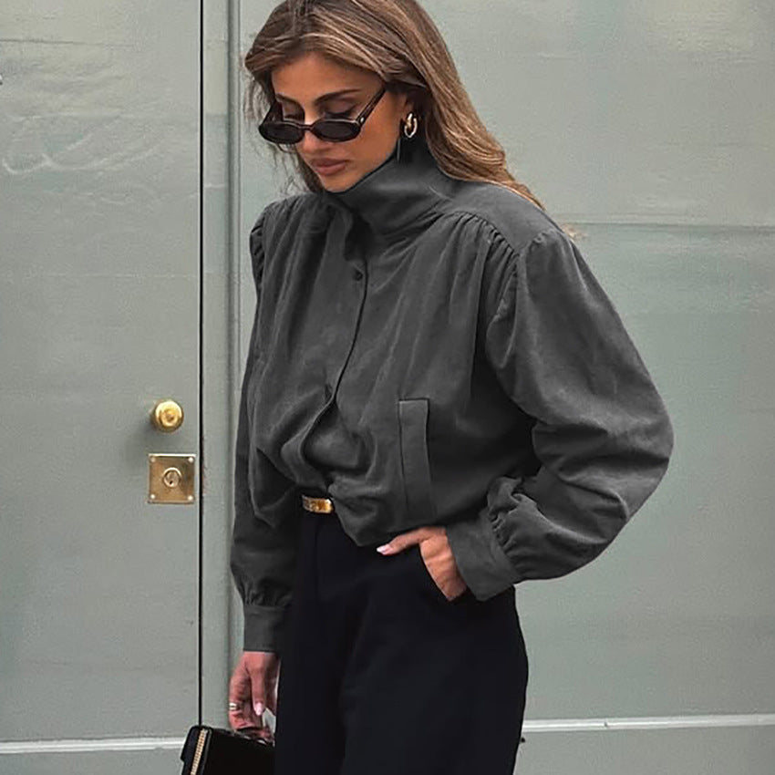 The Chill Suede Bomber Jacket