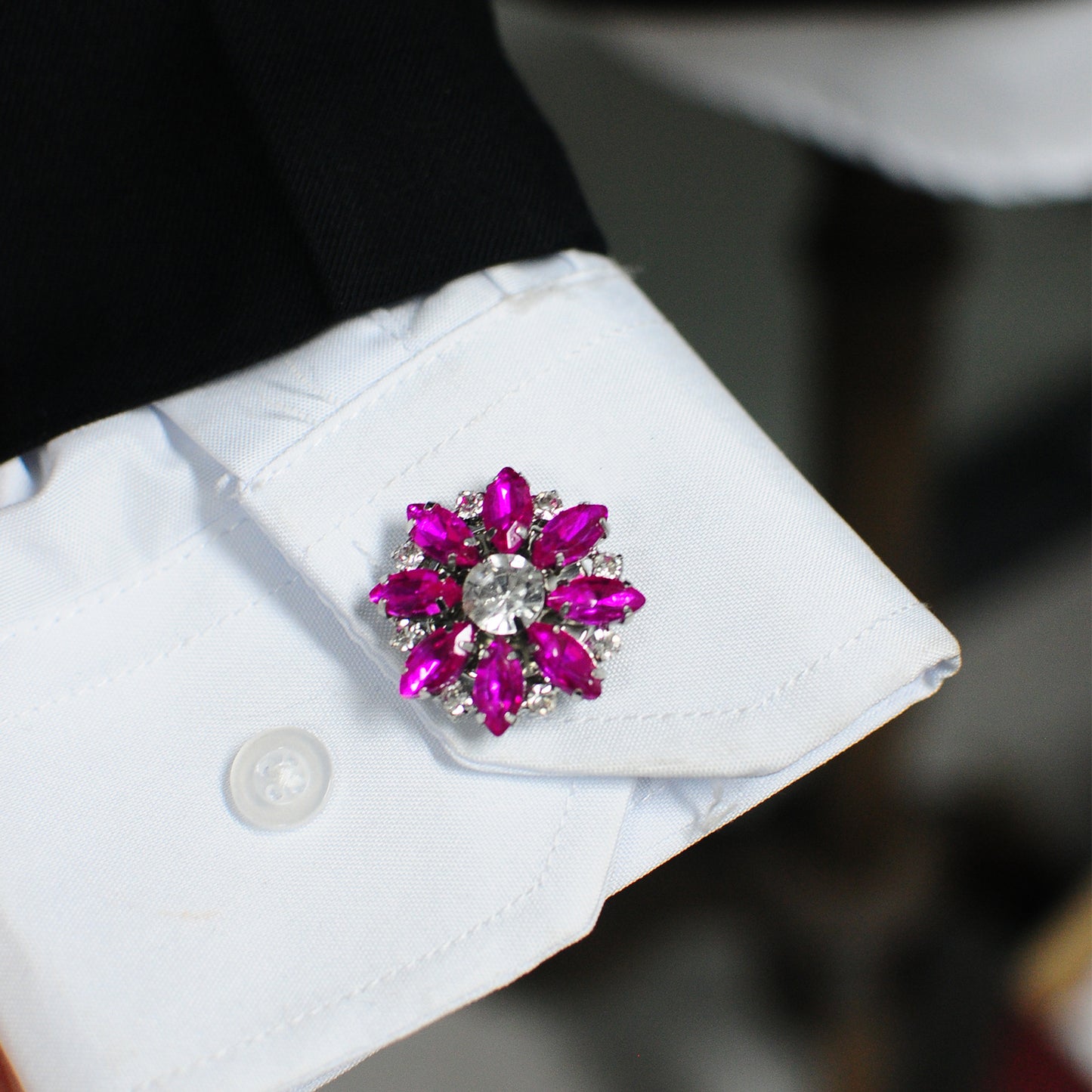 HB010 Dazzle Rhinestone Button Covers