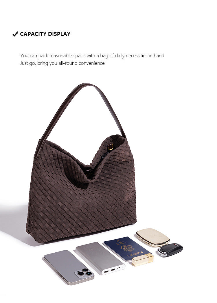 F1859 Chill Suede Shoulder Bag