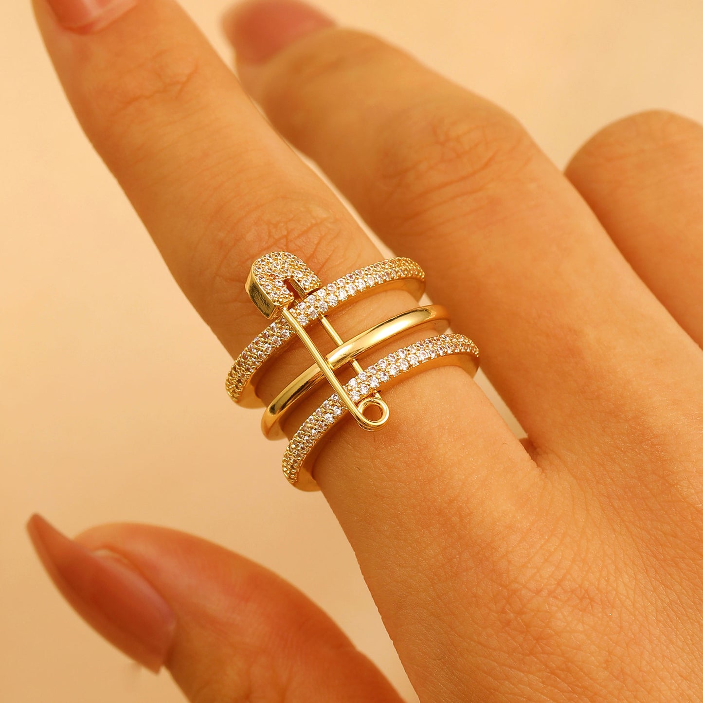 Detchable Pin Ring&Earrings