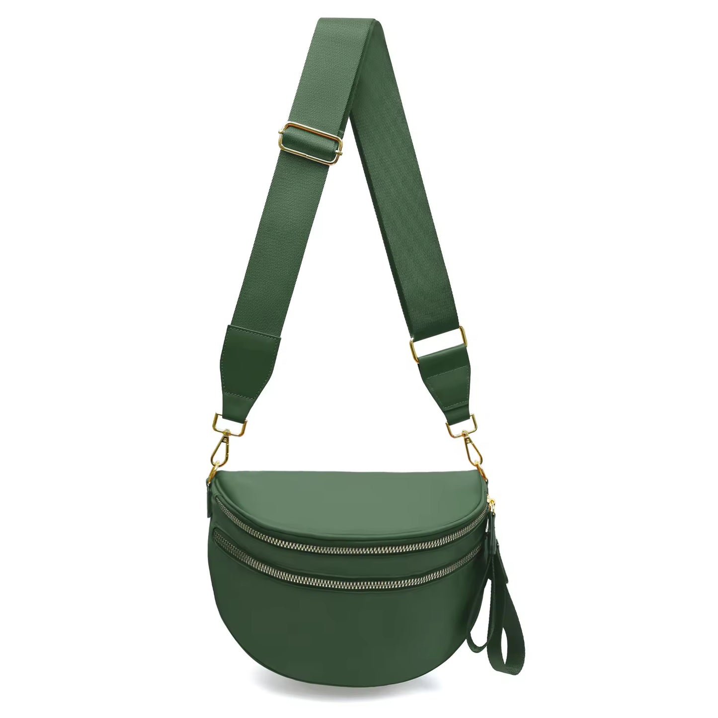 Fanny Pack Checkered Nylon Savvy Bum Bag Fashion Crossbody Bag Travel Shoulder Purse Belt Waist Plus Size Sling Bag