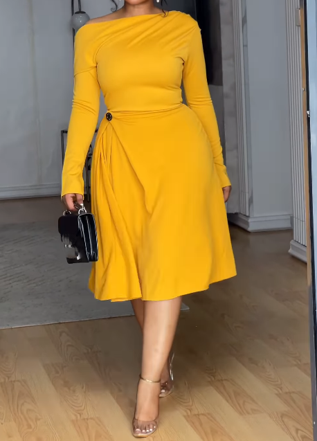 The Demure Comfy Occasion Dress