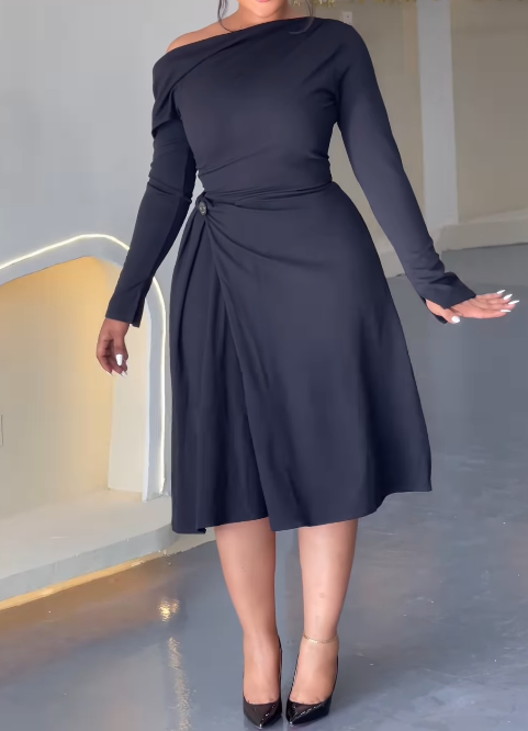 The Demure Comfy Occasion Dress
