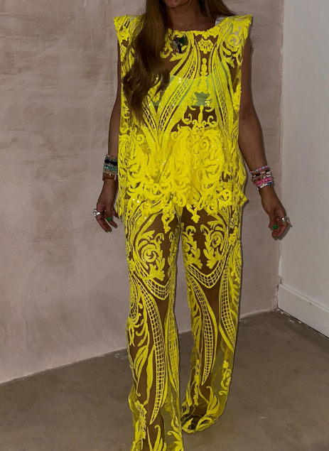 Fab Dazzle Sequin 2pc Set