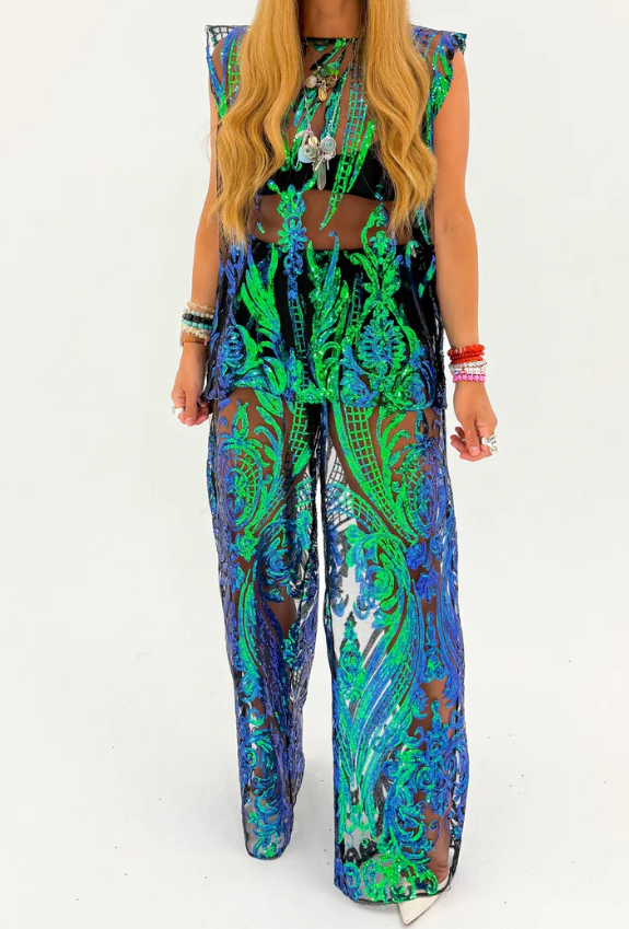 Fab Dazzle Sequin 2pc Set