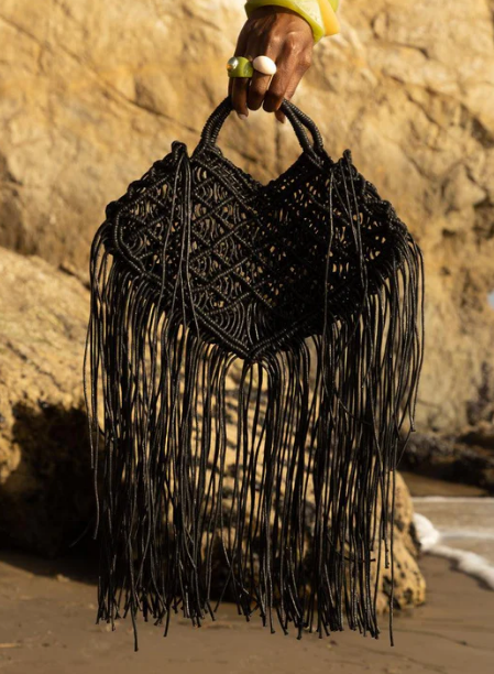 HBJ009 Fringe Tote Clutch