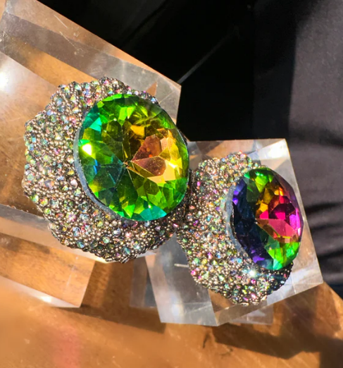 Fancy Diamond Stud Earrings