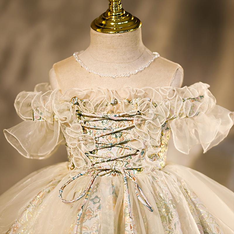 L41708 GIRLS EASTER DRESS BABY GIRL BIRTHDAY PARTY DRESSES TODDLER VINTAGE LOLITA PRINCESS PAGEANT DRESS