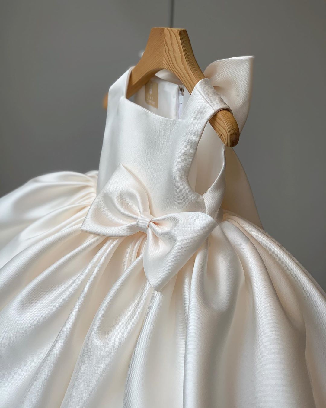 L4165 TODDLER ELEGANT PRINCESS DRESS WITH BOWS GIRL SUMMER PARTY GOWN FORMAL DRESSES FOR KIDS