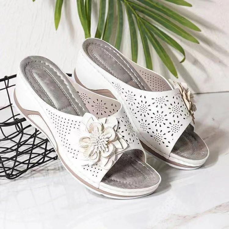 Soft Leather Arch Support Orthopedic Sandals
