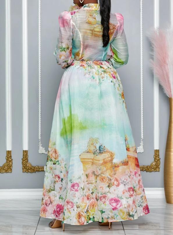The 3D Flower Elegant Dress