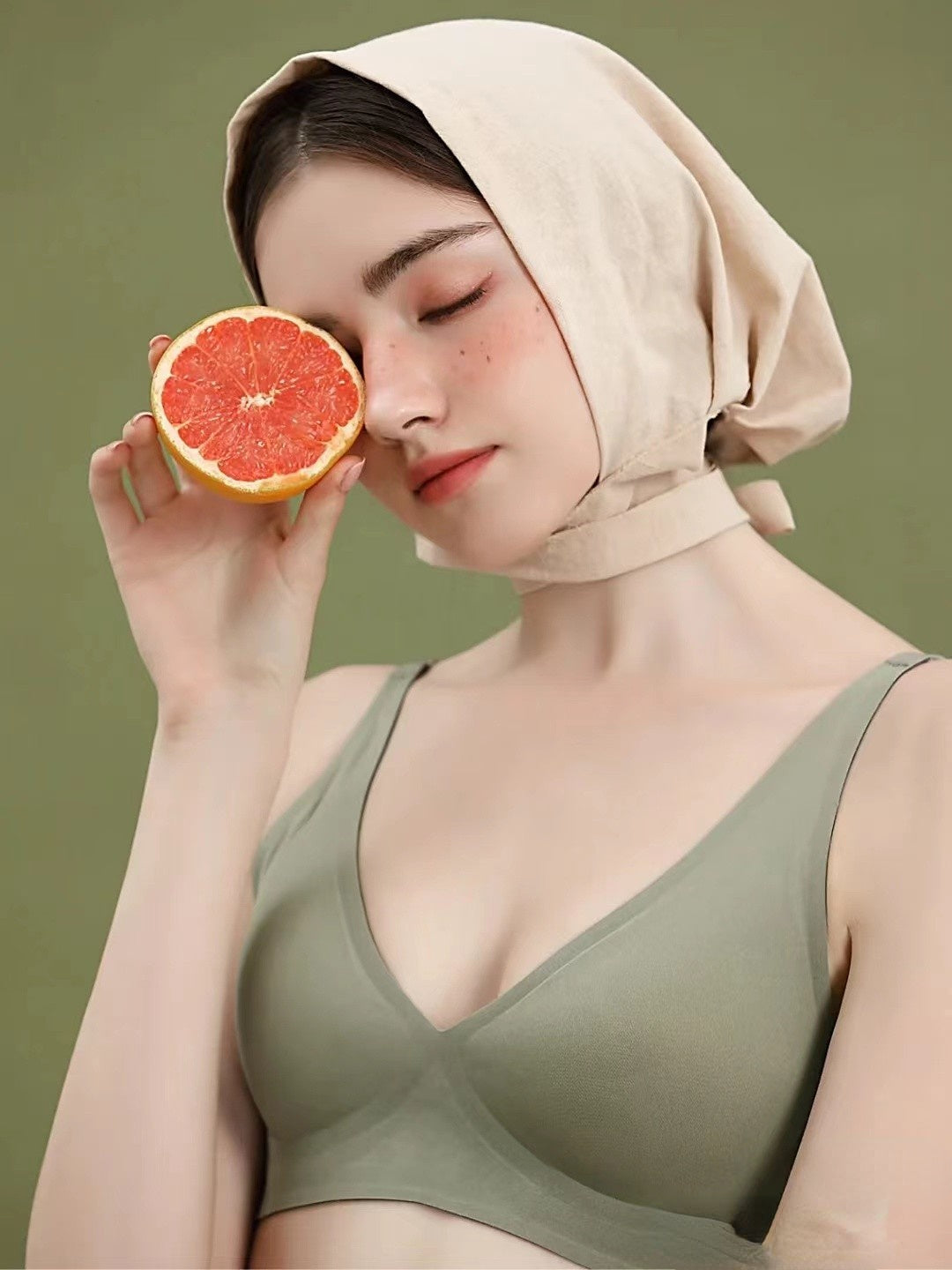 High elastic U-shaped women's bra