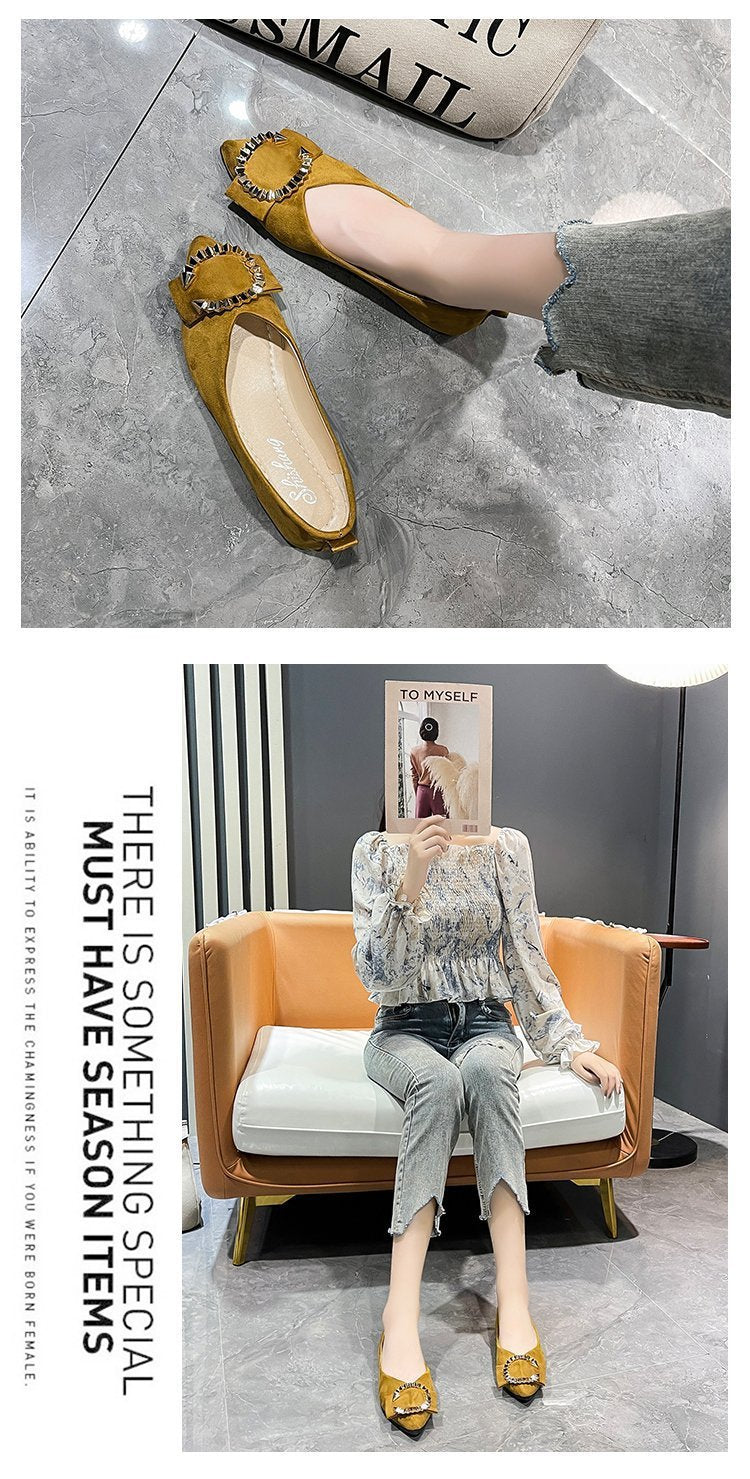 New Flat Casual Shoes Low Mouth Soft Sole Walking Shoes