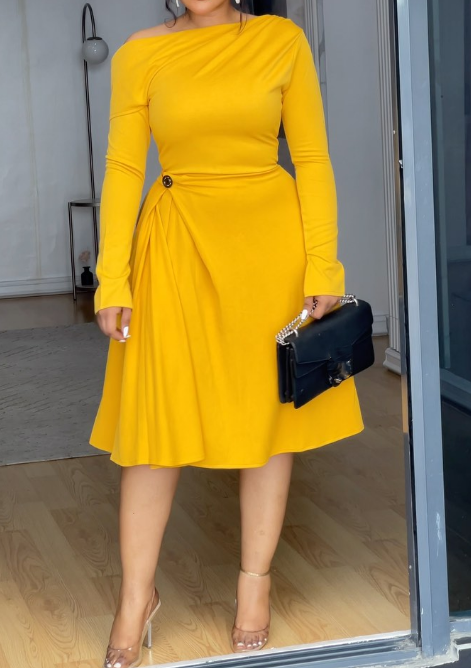 The Demure Comfy Occasion Dress