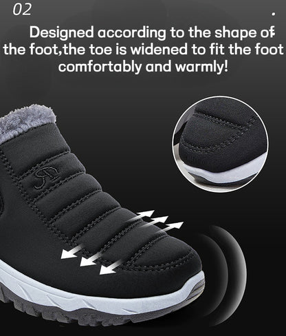 Men's Cotton Shoes Fleece Non-slip Snow Boots