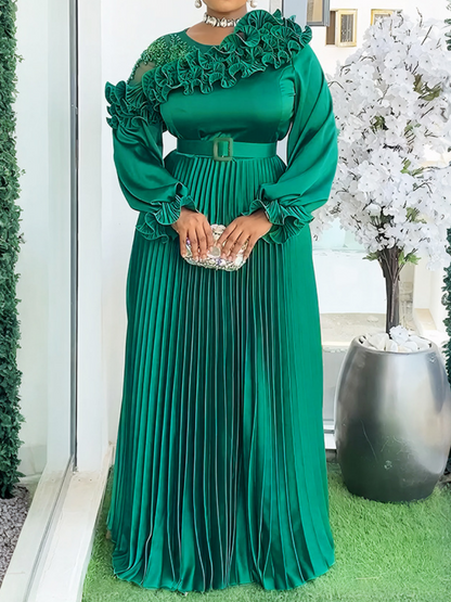 Demure Flower Occasion Dress