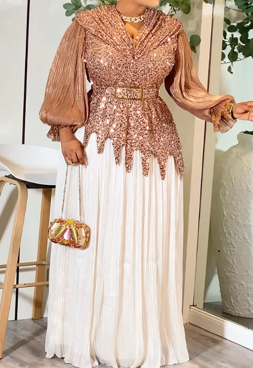 Dazzle Sequin Holiday Dress