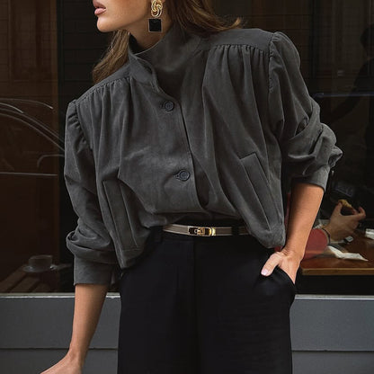 The Chill Suede Bomber Jacket