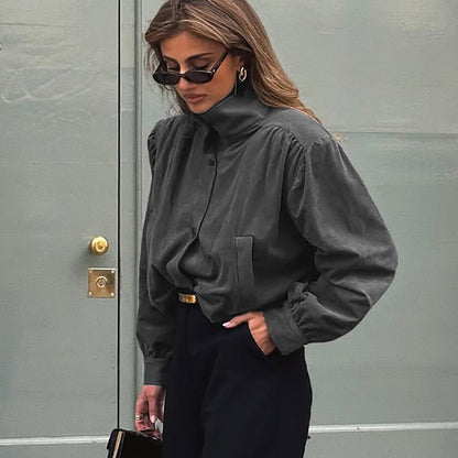 The Chill Suede Bomber Jacket