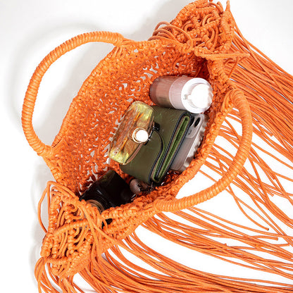 HBJ009 Fringe Tote Clutch