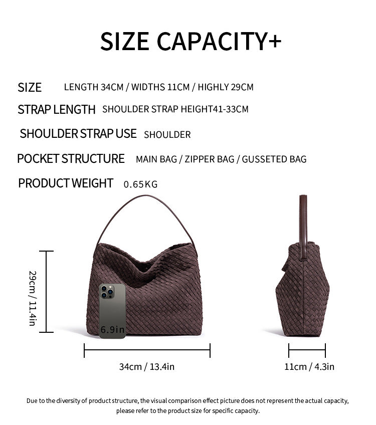 F1859 Chill Suede Shoulder Bag
