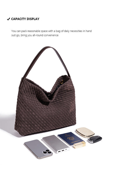 F1859 Chill Suede Shoulder Bag