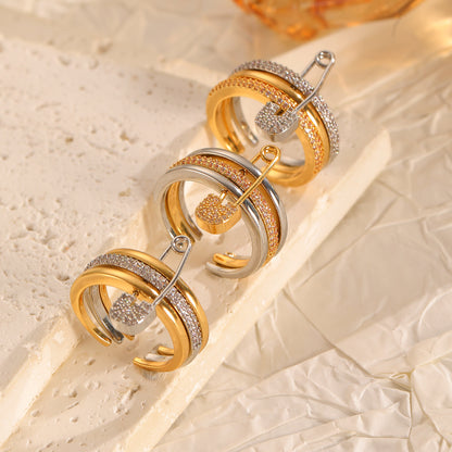 Detchable Pin Ring&Earrings