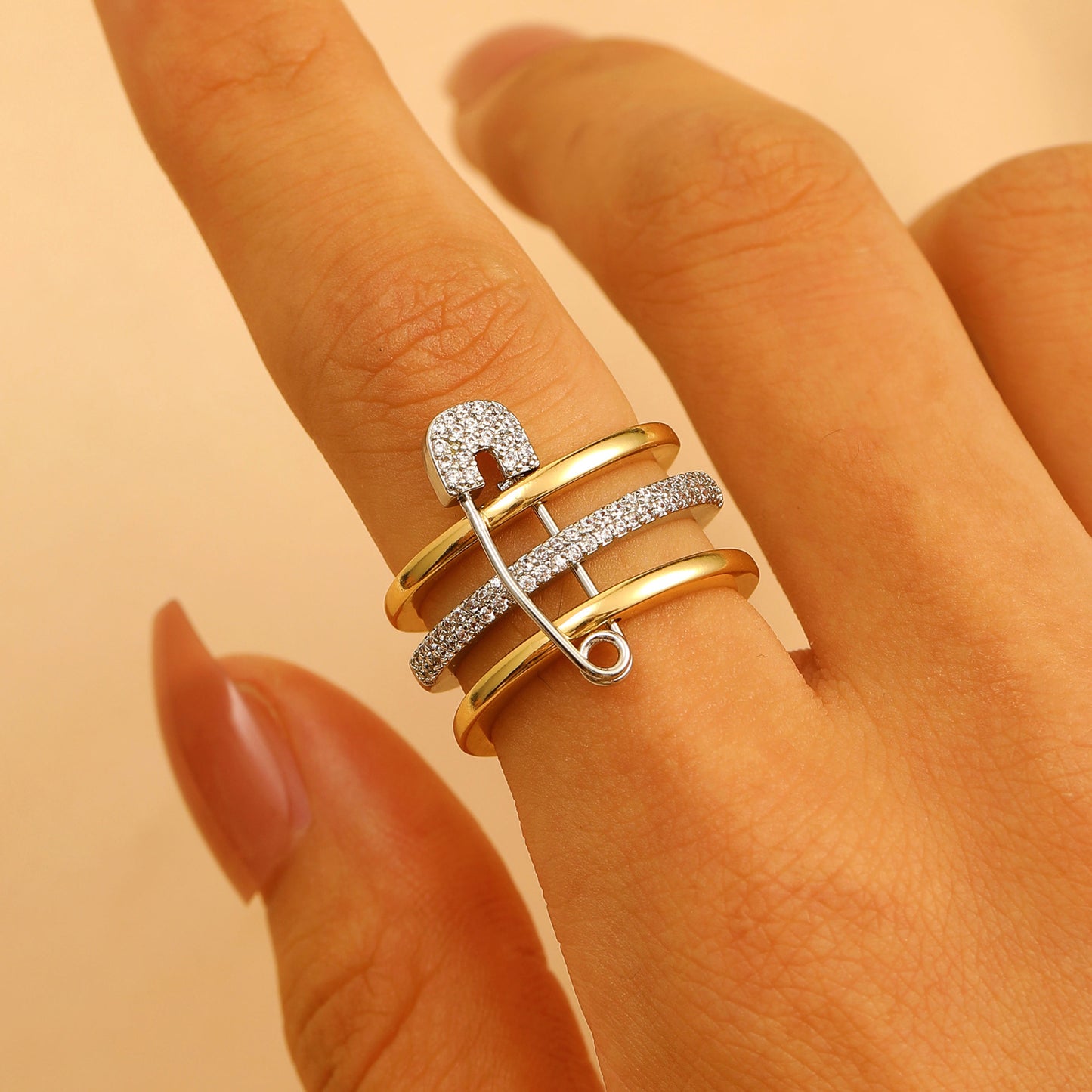 Detchable Pin Ring&Earrings