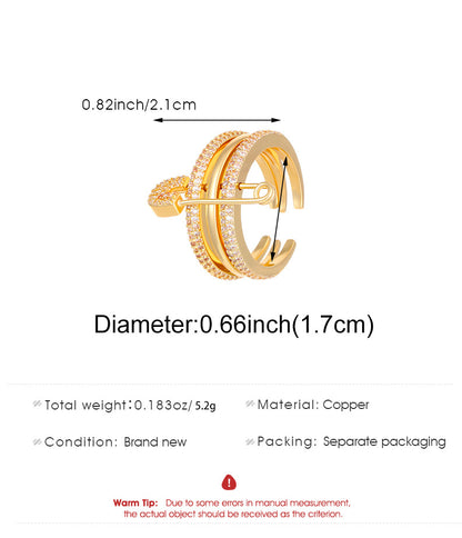 Detchable Pin Ring&Earrings