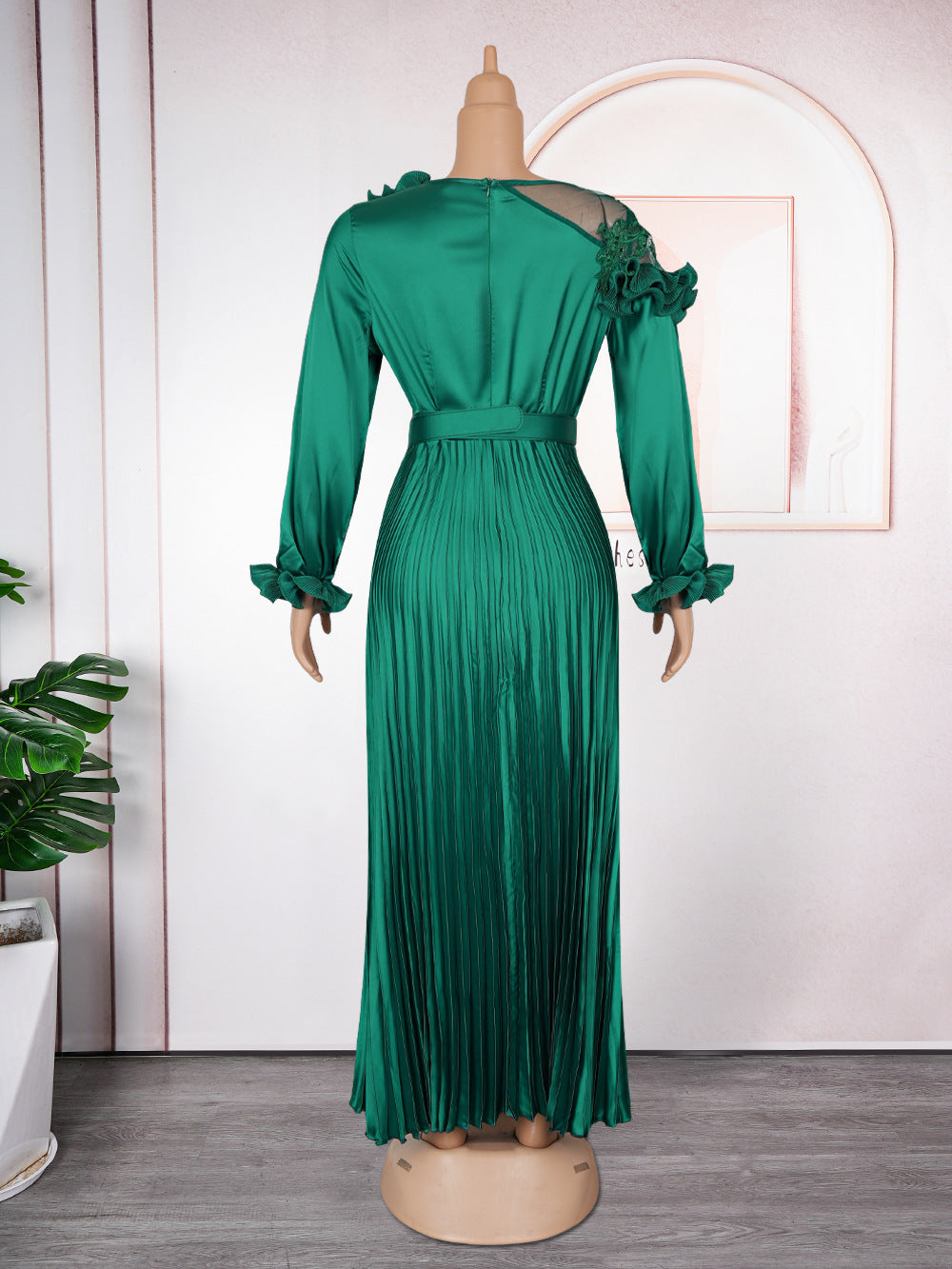 Demure Flower Occasion Dress