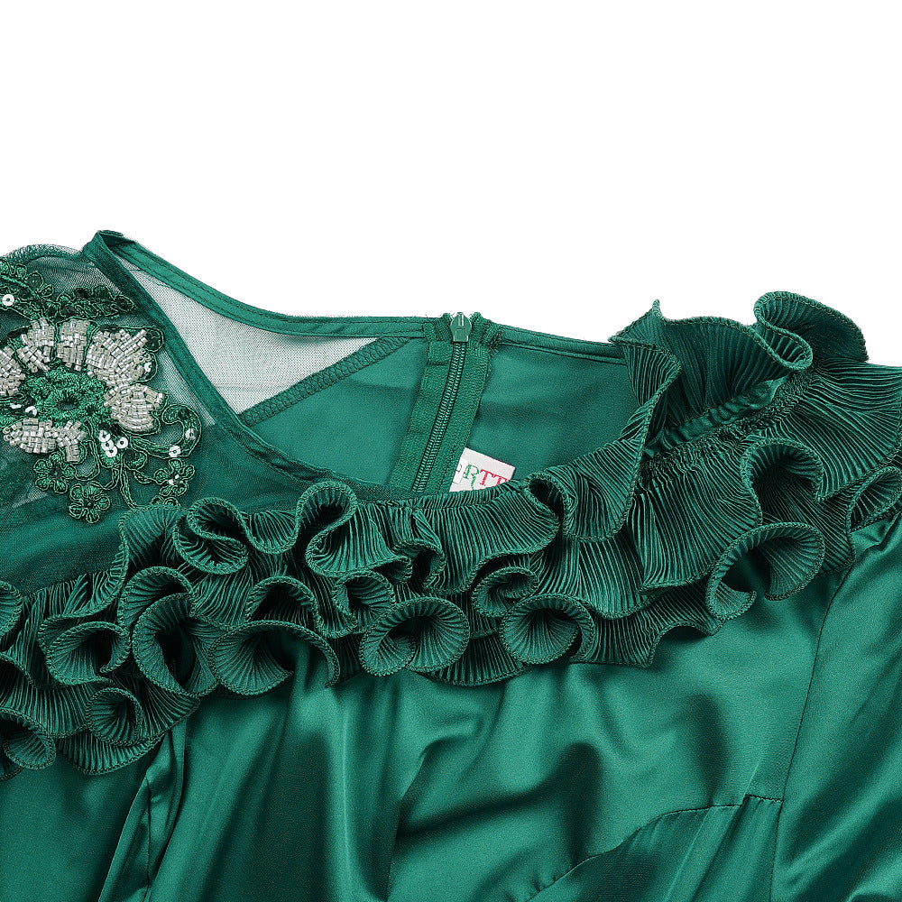 Demure Flower Occasion Dress