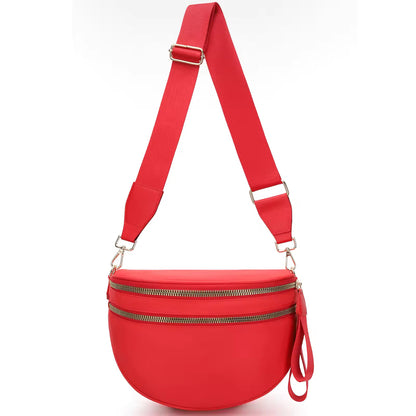 Fanny Pack Checkered Nylon Savvy Bum Bag Fashion Crossbody Bag Travel Shoulder Purse Belt Waist Plus Size Sling Bag