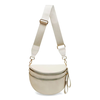 Fanny Pack Checkered Nylon Savvy Bum Bag Fashion Crossbody Bag Travel Shoulder Purse Belt Waist Plus Size Sling Bag