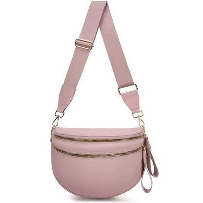 Fanny Pack Checkered Nylon Savvy Bum Bag Fashion Crossbody Bag Travel Shoulder Purse Belt Waist Plus Size Sling Bag