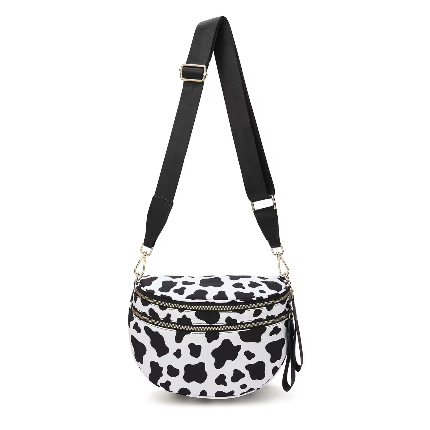 Fanny Pack Checkered Nylon Savvy Bum Bag Fashion Crossbody Bag Travel Shoulder Purse Belt Waist Plus Size Sling Bag