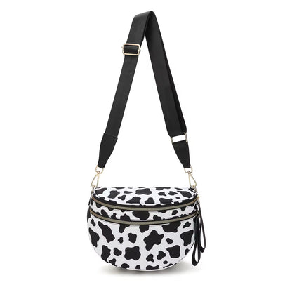 Fanny Pack Checkered Nylon Savvy Bum Bag Fashion Crossbody Bag Travel Shoulder Purse Belt Waist Plus Size Sling Bag
