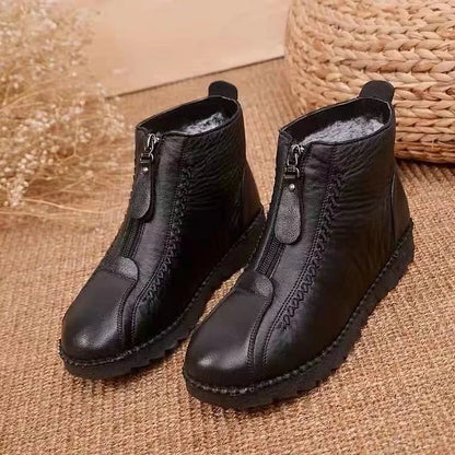 Women's Genuine Leather Non-Slip Ankle Boots