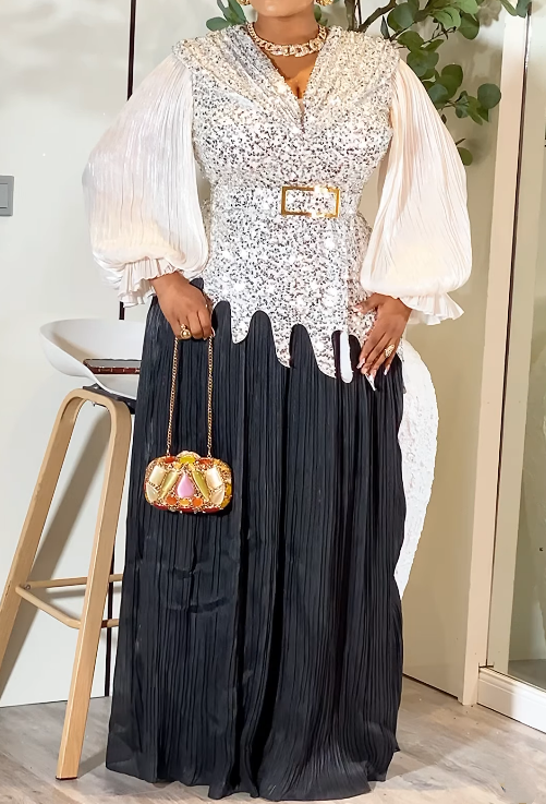 Dazzle Sequin Holiday Dress