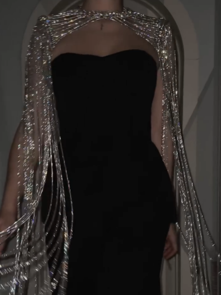 Dazzle Rhinestone Cape