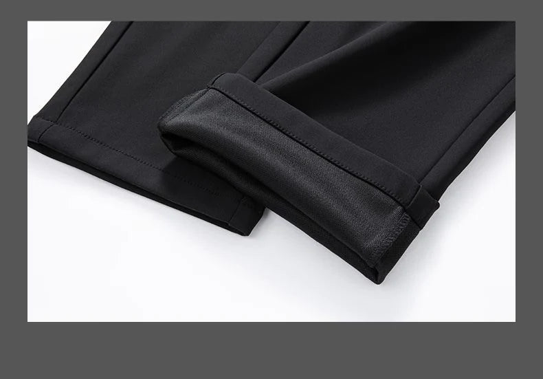 Men's Summer Ice Silk Quick-drying Casual Elastic Pants