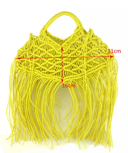 HBJ009 Fringe Tote Clutch