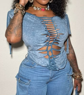 Irregular Stretch T-shirt