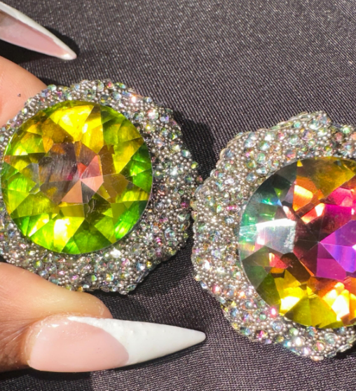 Fancy Diamond Stud Earrings