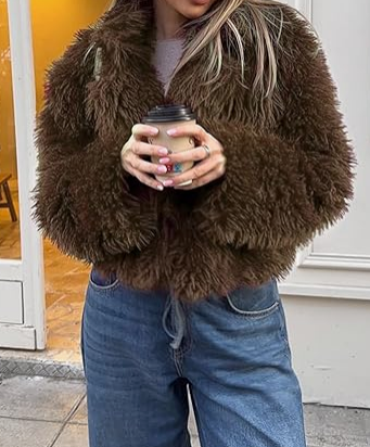 Faux Fur Fuzzy Jacket