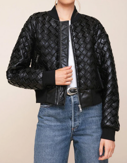 Woven Bomber Jacket
