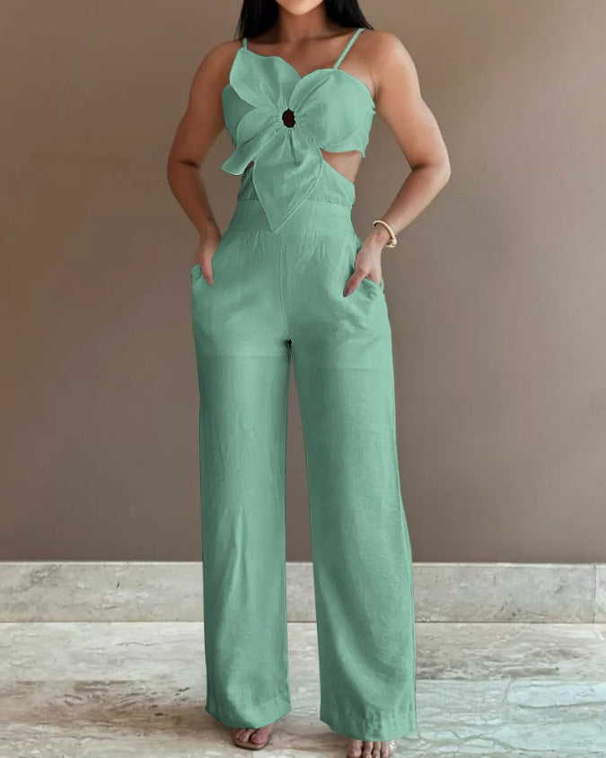 Elegant Flower Jumpsuit