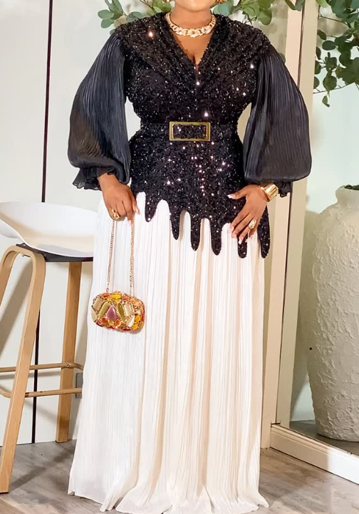 Dazzle Sequin Holiday Dress