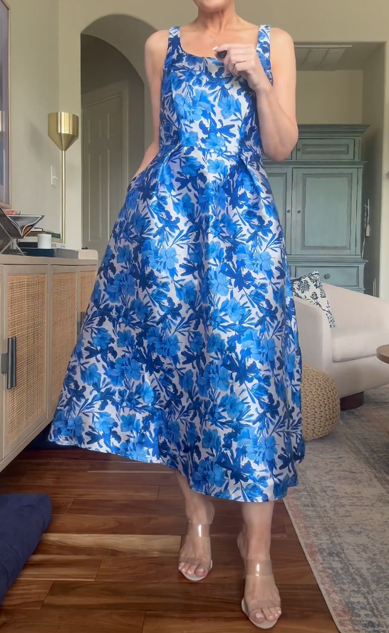 Jacquard Wedding Guest Dress